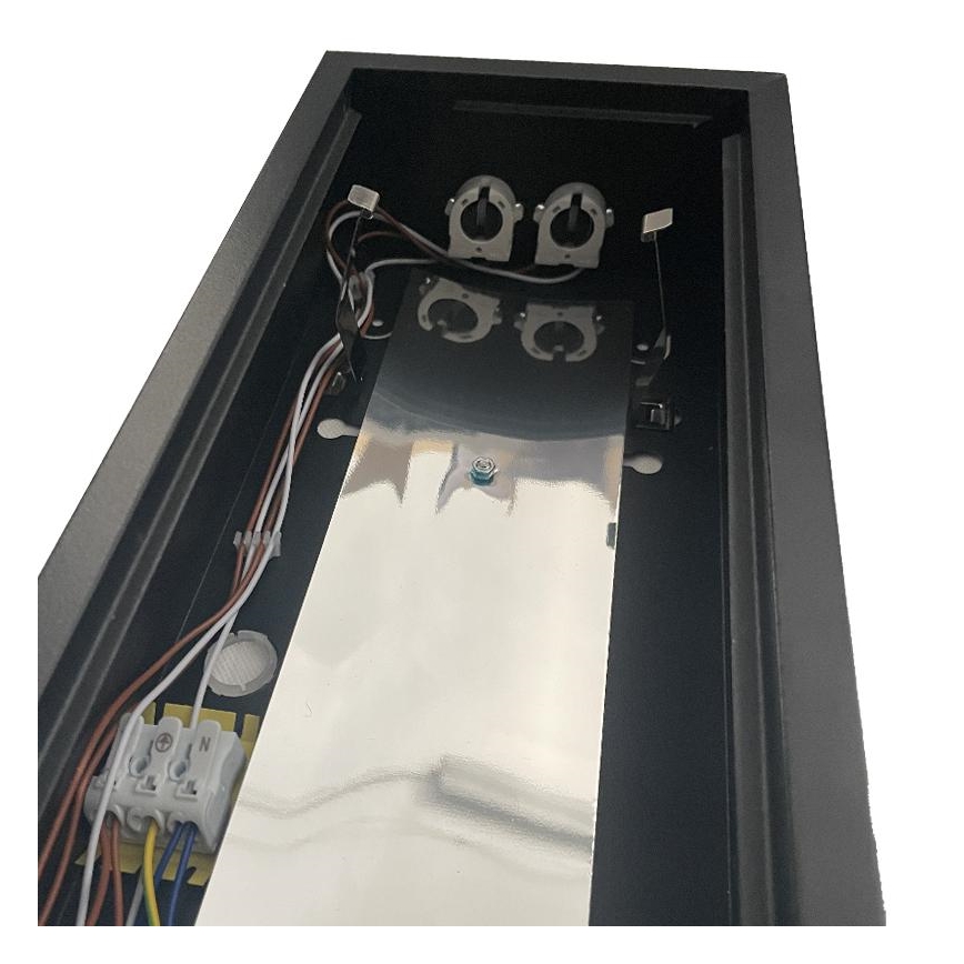 Zářivkové svítidlo T8 2xG13/18W/230V 120 cm černá