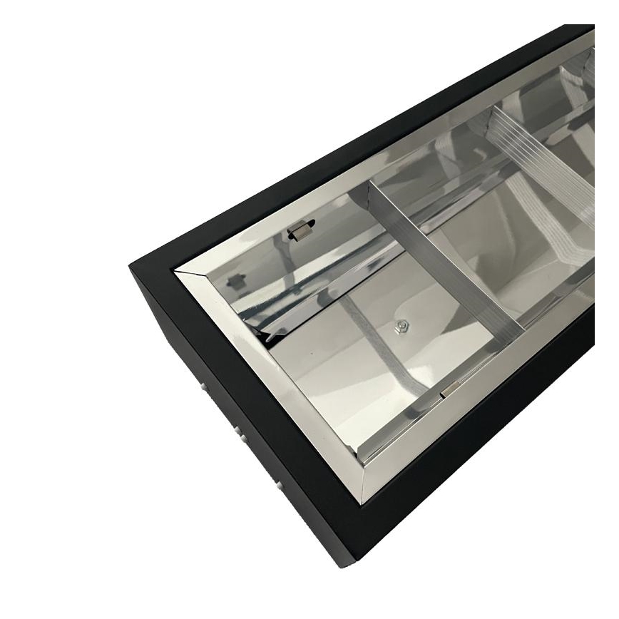 Zářivkové svítidlo T8 2xG13/18W/230V 120 cm černá