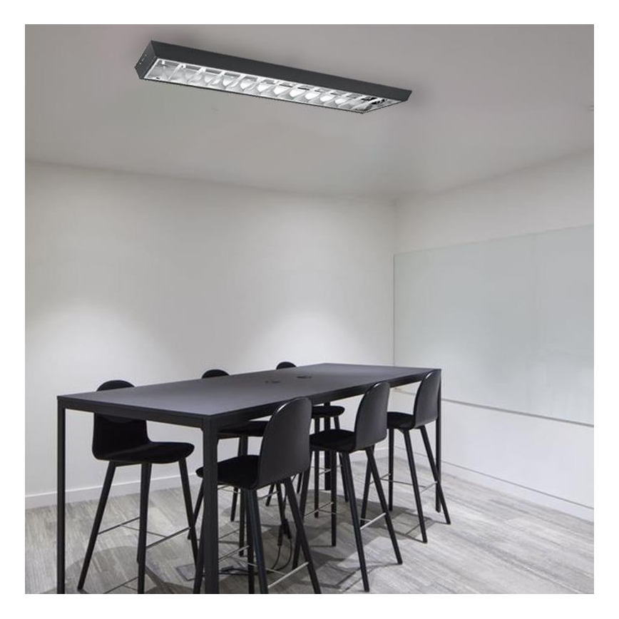 Zářivkové svítidlo T8 2xG13/18W/230V 120 cm černá