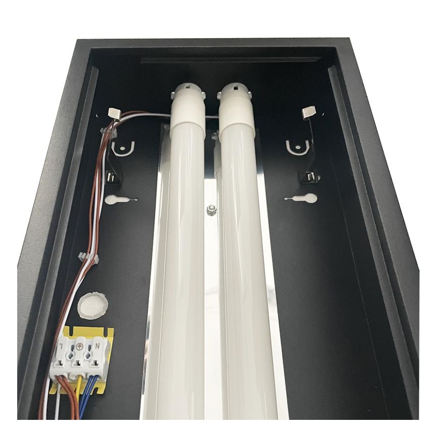 Zářivkové svítidlo T8 2xG13/18W/230V 120 cm černá