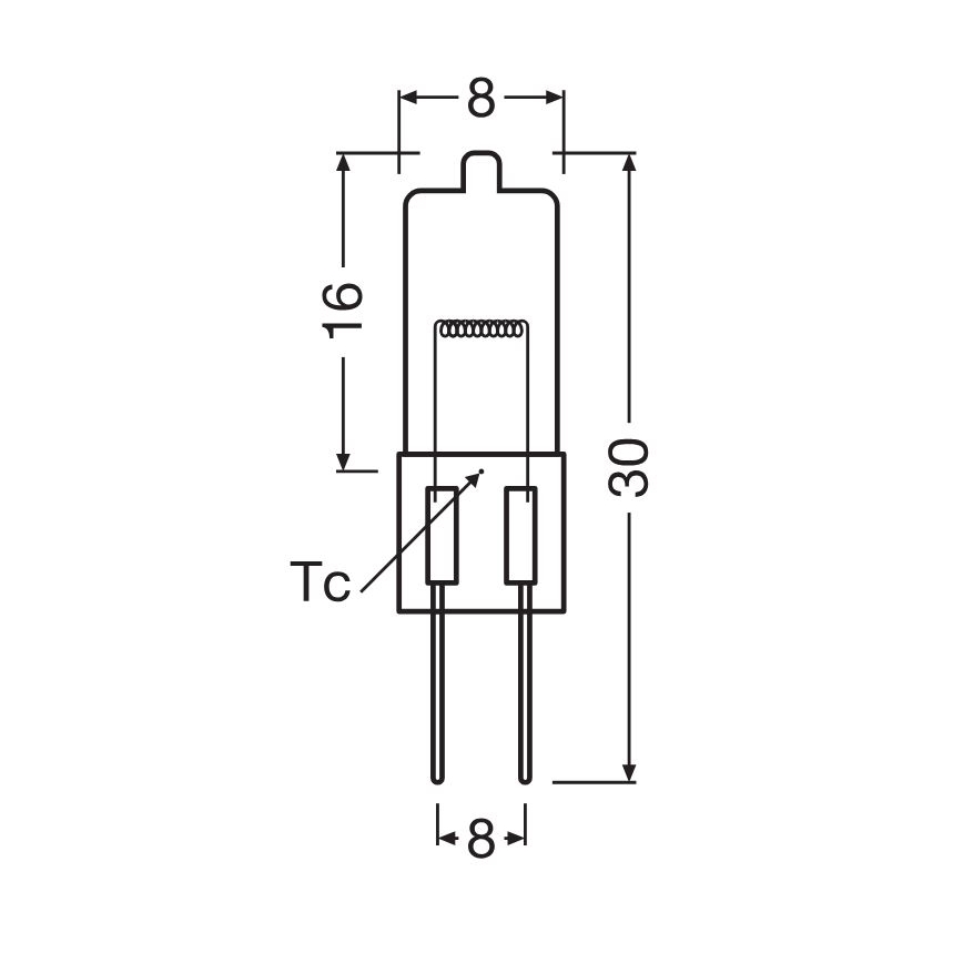 Žárovka do trouby HALOSTAR G4/20W/12V 2700K - Osram