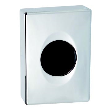 Zásobník sáčků 10x13,5 cm stříbrná