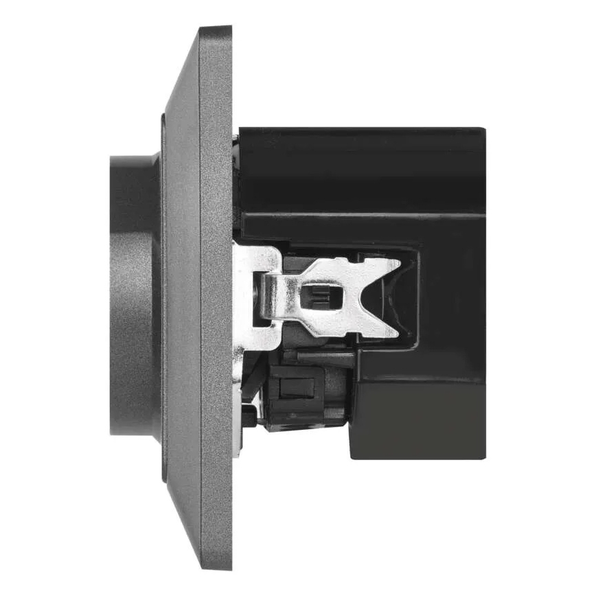 Zásuvka domovní s USB-A+USB-C FRENCH 250V/16A antracit