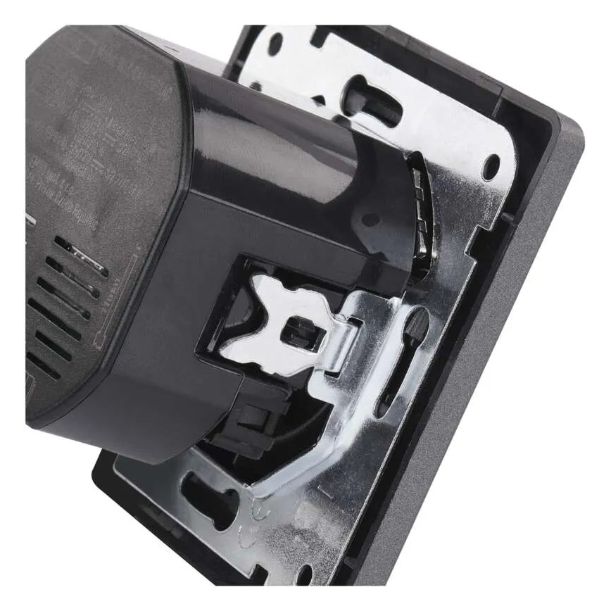 Zásuvka domovní s USB-A+USB-C FRENCH 250V/16A antracit