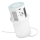 Zásuvkový sloupek pro desku stolu s bezdrátovým nabíjením 4x230V + 2xUSB-A + 2xUBS-C bílá