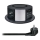 Zásuvkový sloupek pro desku stolu s bezdrátovým nabíjením Qi 3x230V + 1xUSB-A + 1xUSB-C černá/stříbrná
