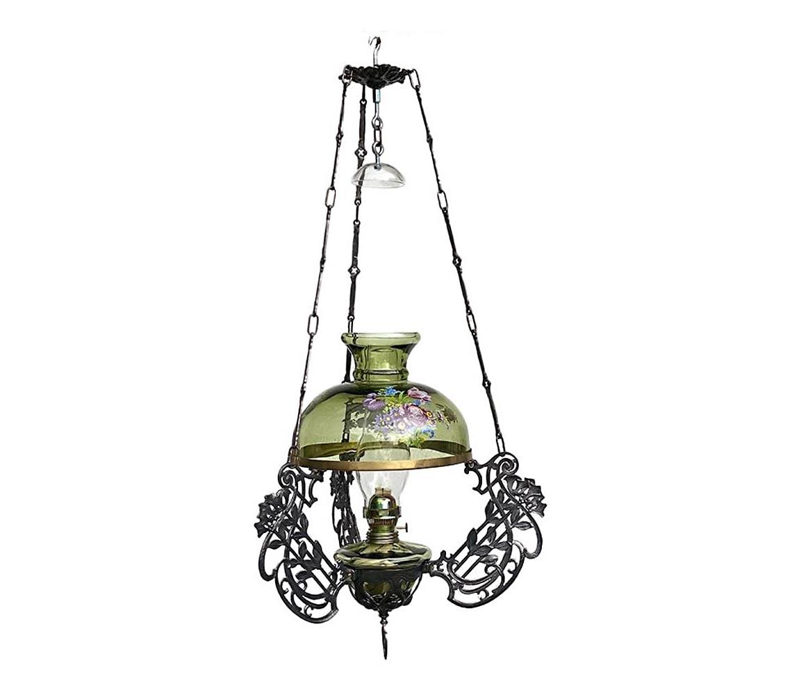 Floriánova huť Závěsná petrolejová lampa 85 cm FL0067