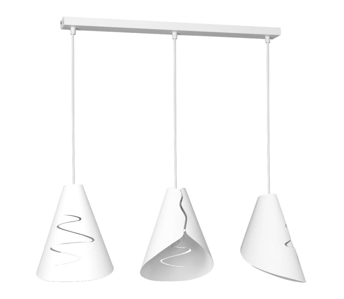 Luminex Závěsné svítidlo ALANA 3xE27/60W bílá LU5016