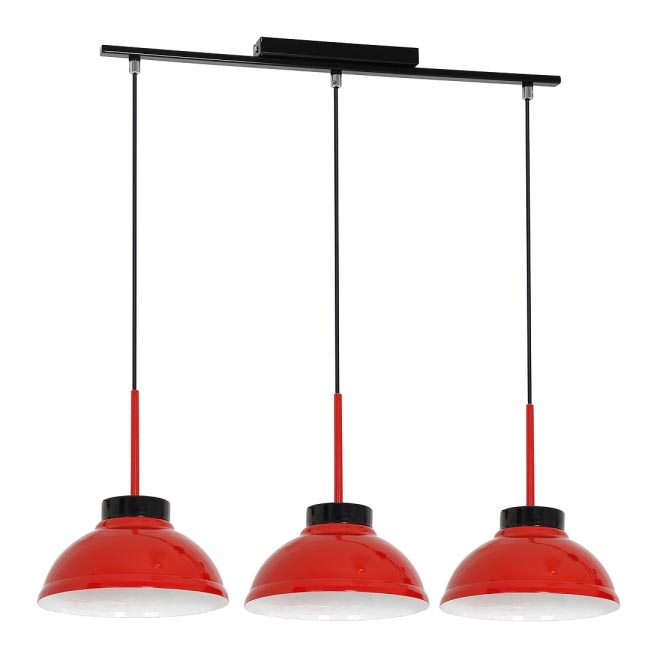 Závěsné svítidlo FACTOR RED 3xE27/60W/230V