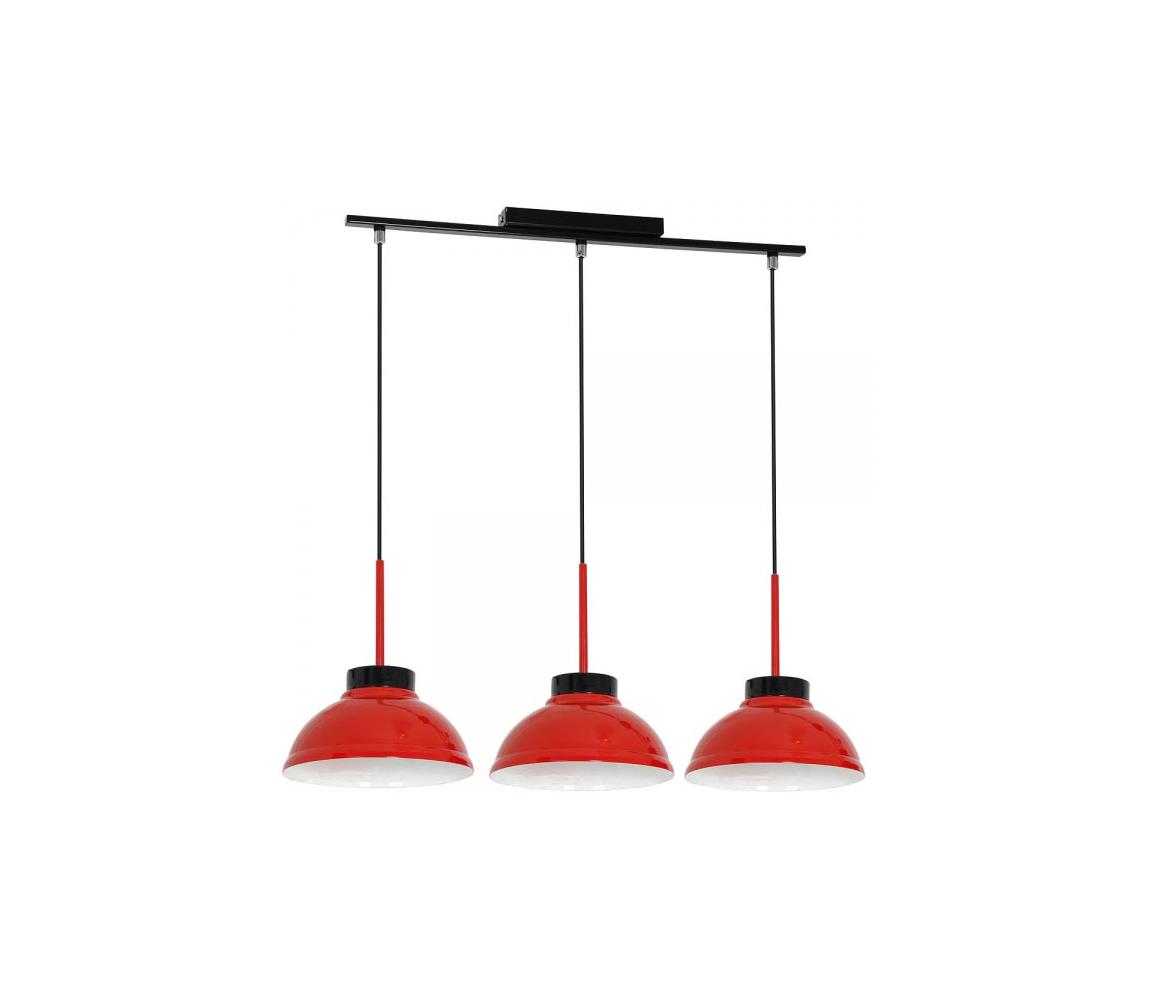 Luminex Závěsné svítidlo FACTOR RED 3xE27/60W/230V LU6153