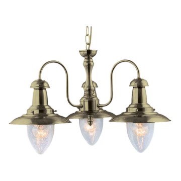 Závěsné svítidlo FISHERMAN 3 AB 3xE27/60W Závěsné svítidlo FISHERMAN 3 AB 3xE27/60W