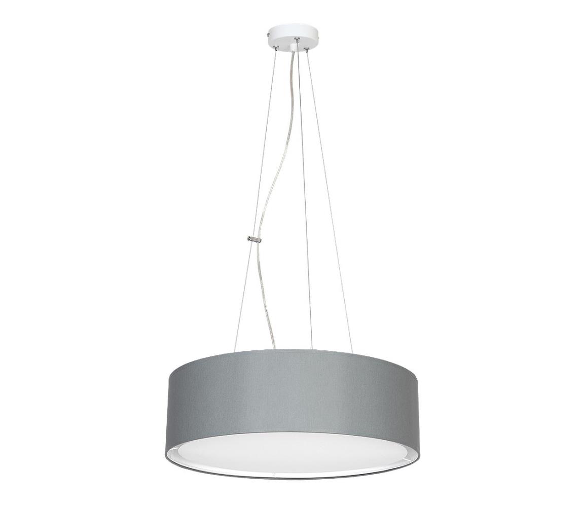 Luminex Závěsné svítidlo SHADE 2 3xE14/60W/230V šedá LU6909