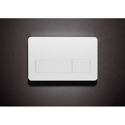 Závěsné WC LYRA + záchodové prkénko SoftClose LYRA + splachovací tlačítko DUAL + podomítkový modul + izolační podložka