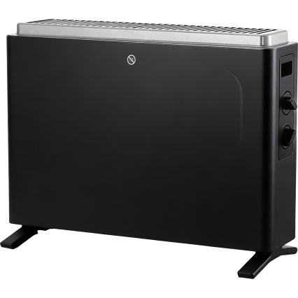 ZEVENTI - Elektrický přímotop/konvektor 800/1200/2000W/230V černá