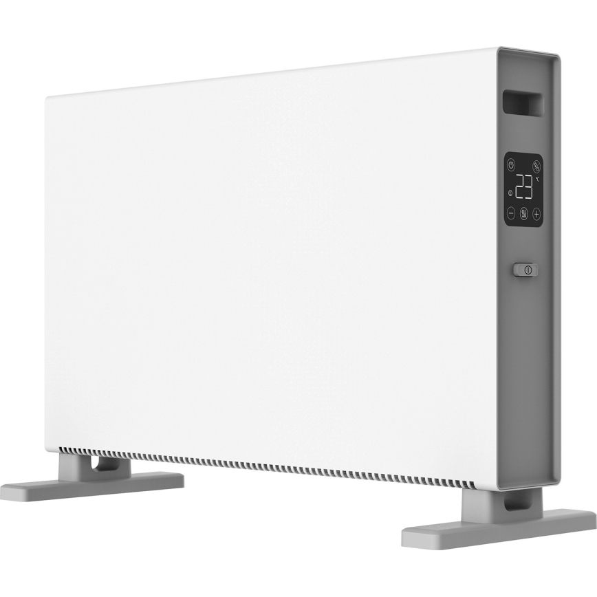 ZEVENTI - Elektrický přímotop/konvektor s LCD displejem  ECO/1250/2000W/230V bílá + dálkové ovládání