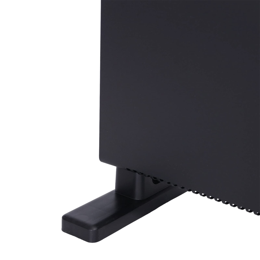 ZEVENTI - Elektrický přímotop/konvektor s LCD displejem ECO/1250/2000W/230V černá + dálkové ovládání