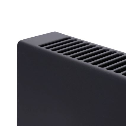 ZEVENTI - Elektrický přímotop/konvektor s LCD displejem ECO/1250/2000W/230V černá + dálkové ovládání