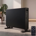ZEVENTI - Elektrický přímotop/konvektor s LCD displejem ECO/1250/2000W/230V černá + dálkové ovládání