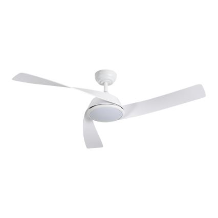 ZEVENTI - LED Stmívatelný stropní ventilátor AERYS LED/24W/230V 3000/4000/6000K Wi-Fi Tuya bílá + dálkové ovládání