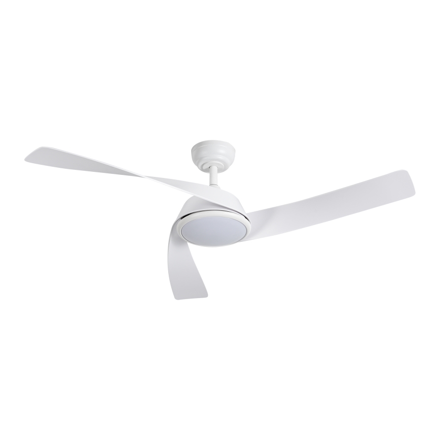 ZEVENTI - LED Stmívatelný stropní ventilátor AERYS LED/24W/230V 3000/4000/6000K Wi-Fi Tuya bílá + dálkové ovládání
