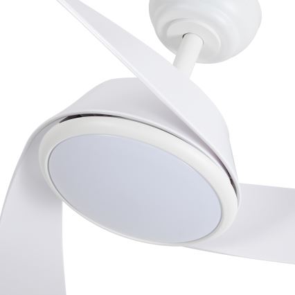 ZEVENTI - LED Stmívatelný stropní ventilátor AERYS LED/24W/230V 3000/4000/6000K Wi-Fi Tuya bílá + dálkové ovládání