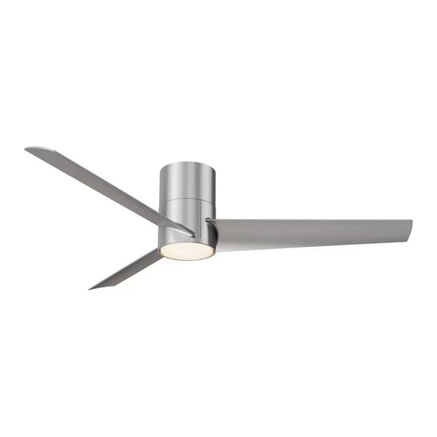 ZEVENTI - LED Stropní ventilátor BARROSA LED/18W/230V 3000/4000/6000K Wi-Fi Tuya matný chrom + dálkové ovládání