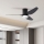 ZEVENTI - LED Stropní ventilátor PADUA LED/18W/230V 3000-6000K Wi-Fi Tuya černá + dálkové ovládání