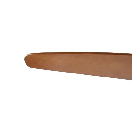 ZEVENTI - LED Stropní ventilátor PADUA LED/18W/230V 3000-6000K Wi-Fi Tuya černá/hnědá + dálkové ovládání