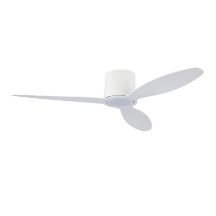 ZEVENTI - LED Stmívatelný stropní ventilátor VENTORA LED/24W/230V 3000/4000/6000K Wi-Fi Tuya bílá + dálkové ovládání