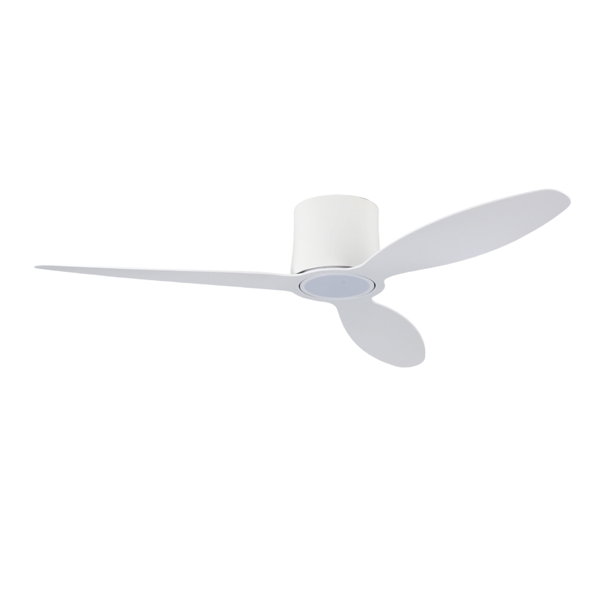 ZEVENTI - LED Stmívatelný stropní ventilátor VENTORA LED/24W/230V 3000/4000/6000K Wi-Fi Tuya bílá + dálkové ovládání