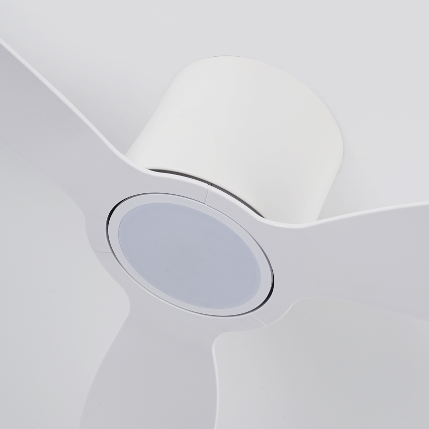 ZEVENTI - LED Stmívatelný stropní ventilátor VENTORA LED/24W/230V 3000/4000/6000K Wi-Fi Tuya bílá + dálkové ovládání