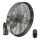 ZEVENTI - Nástěnný ventilátor FREEZE 50W/230V pr. 40 cm matný chrom + dálkové ovládání