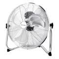 ZEVENTI - Podlahový ventilátor FLOW 60W/230V 44,5 cm lesklý chrom