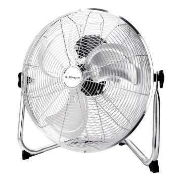 ZEVENTI - Podlahový ventilátor FLOW 60W/230V 44,5 cm lesklý chrom
