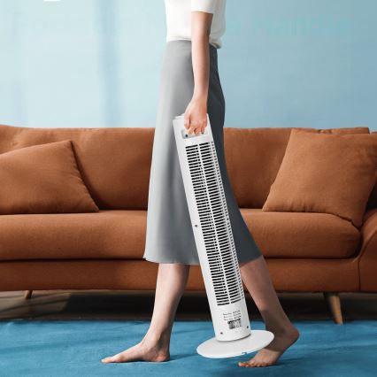 ZEVENTI - Sloupový ventilátor FLOW 45W/230V bílá