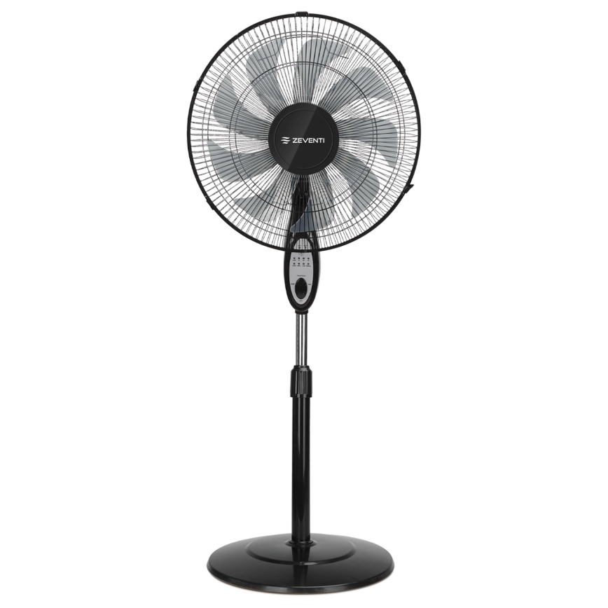ZEVENTI - Stojanový ventilátor FLOW 55W/230V 130 cm černá + dálkové ovládání