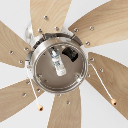 ZEVENTI - Stropní ventilátor FAMARA 1xE14/60W/230V béžová
