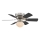 ZEVENTI - Stropní ventilátor GALDANA 1xE27/60W/230V šedá/bílá