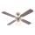 ZEVENTI - Stropní ventilátor NAVAGIO 1xE27/60W/230V hnědá