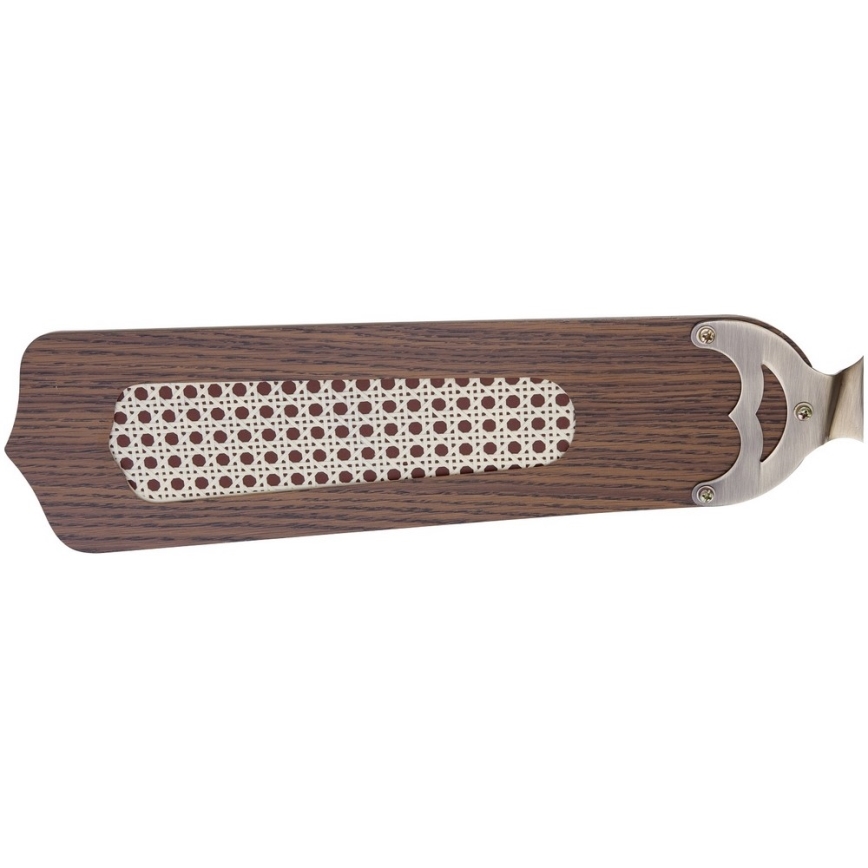 ZEVENTI - Stropní ventilátor NAVAGIO 1xE27/60W/230V hnědá