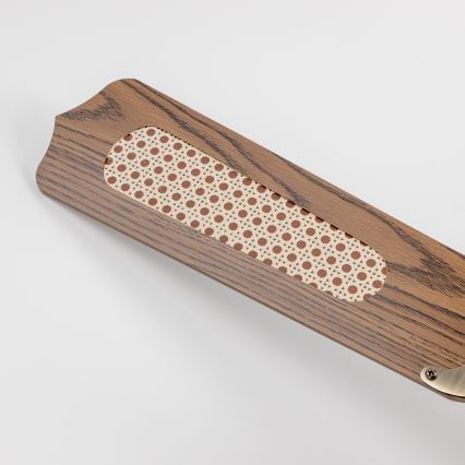 ZEVENTI - Stropní ventilátor NAVAGIO 1xE27/60W/230V hnědá