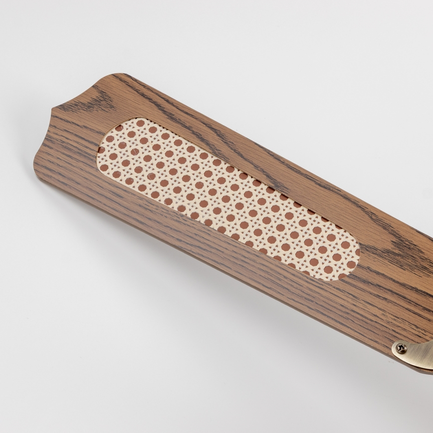 ZEVENTI - Stropní ventilátor NAVAGIO 1xE27/60W/230V hnědá