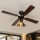 ZEVENTI - Stropní ventilátor ZURRIOLA 3xGU10/50W/230V