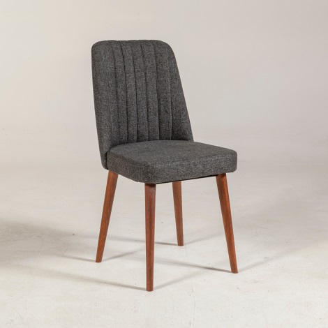Židle VINA 85x46 cm antracit/hnědá