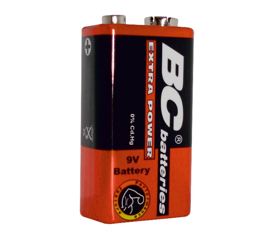 Baterie Centrum Zinkochloridová baterie EXTRA POWER 9V BC0013