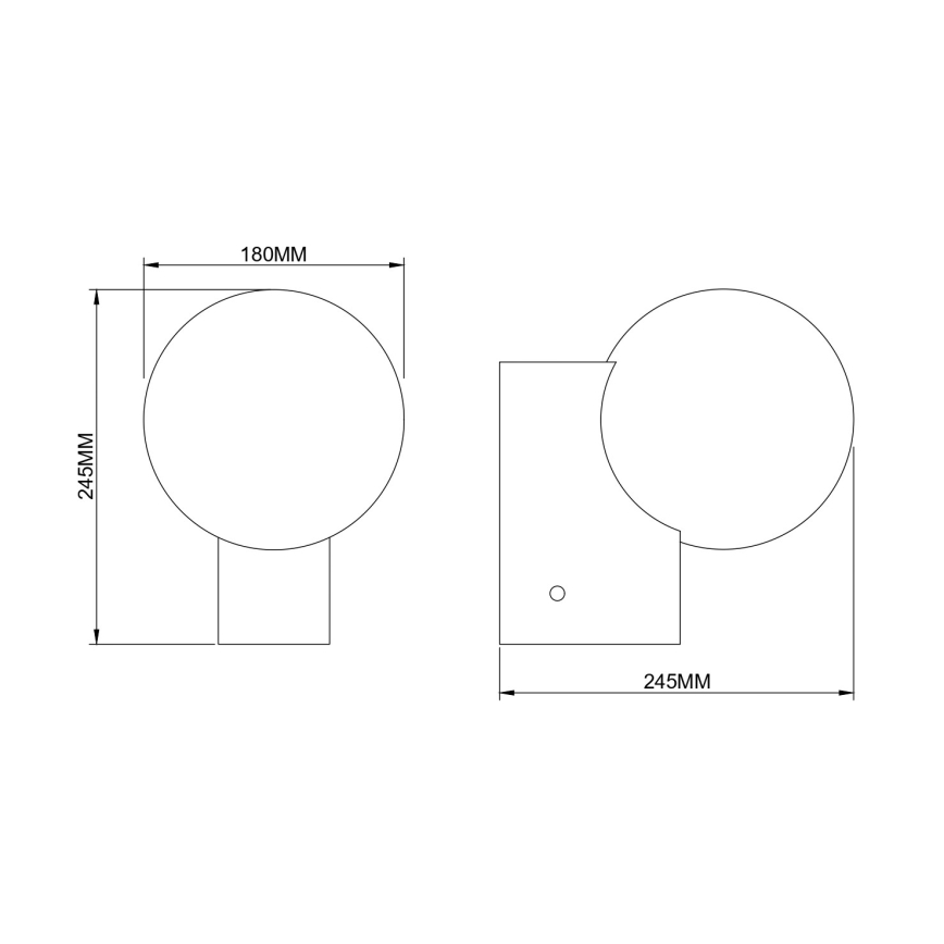 Zuma Line - Nástěnné svítidlo 1xE27/25W/230V zlatá