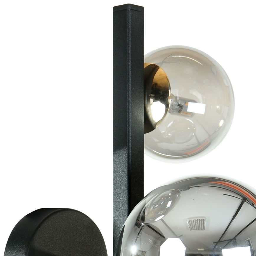 Zuma Line - Nástěnné svítidlo 3xG9/8W/230V černá/kouřová černá