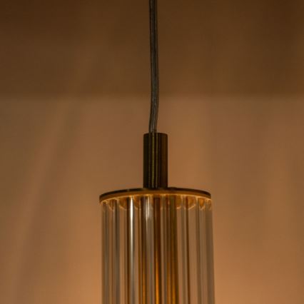 Zuma Line - Lustr na lanku 1xE14/7W/230V zlatá