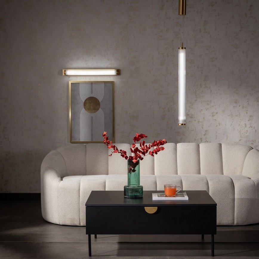 Zuma Line - LED Stmívatelný lustr na lanku LED/26W/230V 2700-6500K zlatá + dálkové ovládání