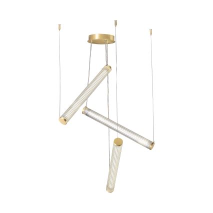 Zuma Line - LED Stmívatelný lustr na lanku LED/64W/230V 2700-6500K zlatá + dálkové ovládání